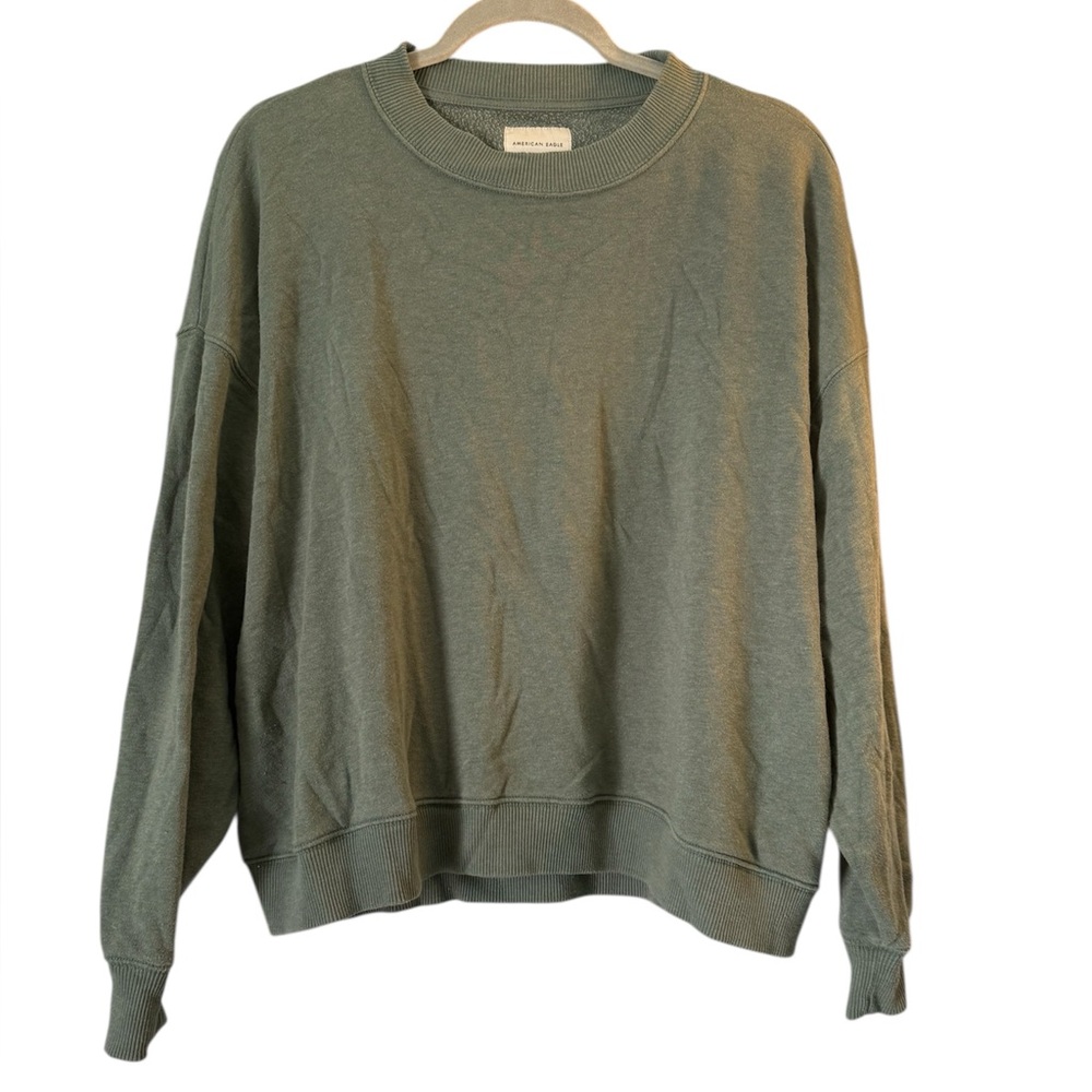 American Eagle Women's Green Sweater